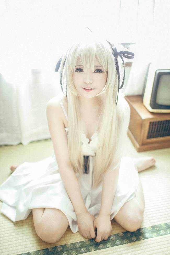 Cosplay福利/萝莉娘缘之空春日野穹巨乳cosplay福利