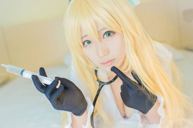 Cosplay福利/舰娘 爱宕 女护士巨乳黑丝私房诱惑cosplay福利