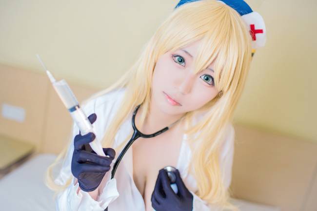 Cosplay福利/舰娘 爱宕 女护士巨乳黑丝私房诱惑cosplay福利