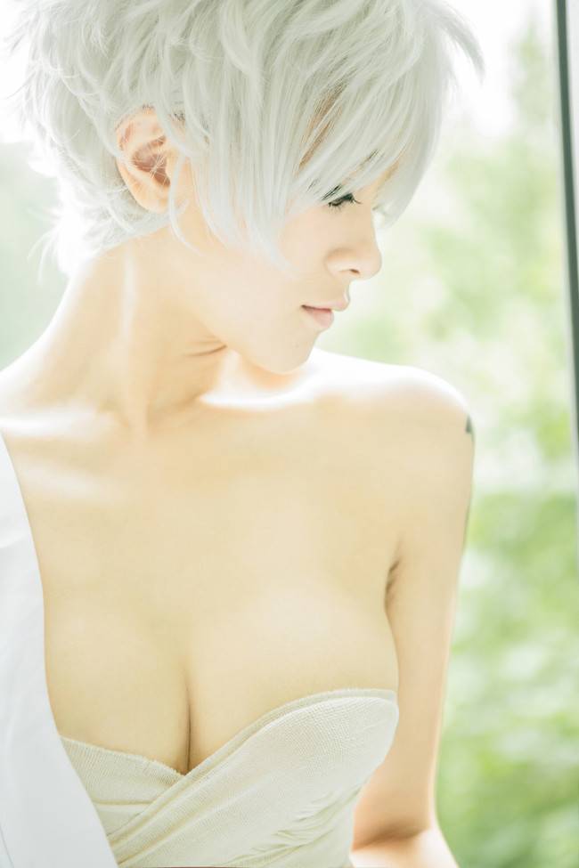 Cosplay福利/银魂坂田银时美女巨乳无下限cosplay福利私房