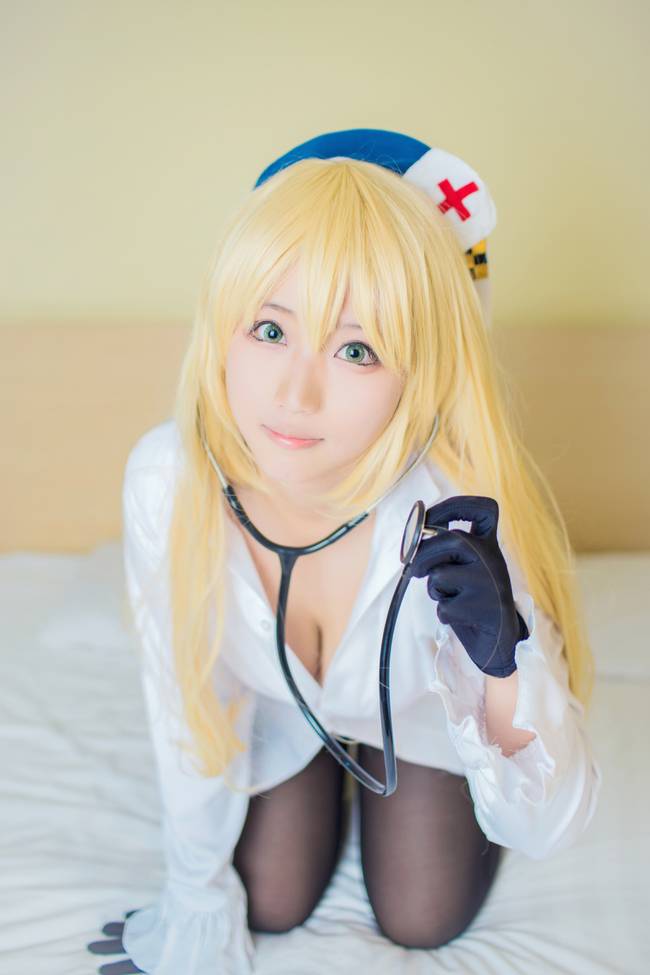 Cosplay福利/舰娘 爱宕 女护士巨乳黑丝私房诱惑cosplay福利