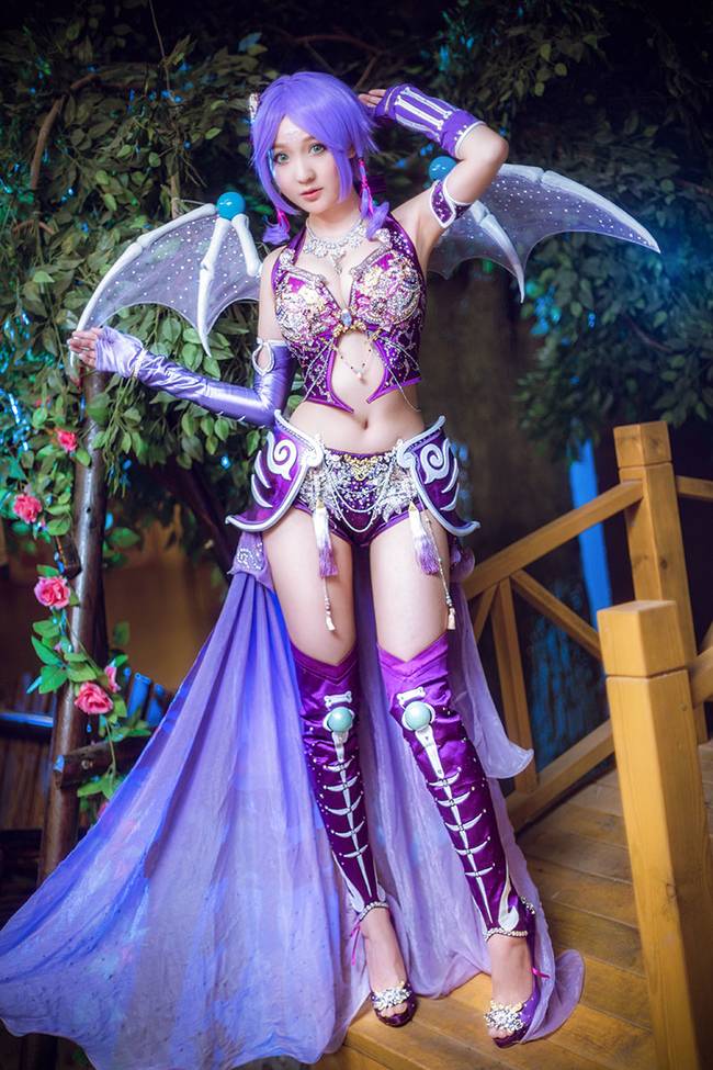 Cosplay福利/性感美女丰臀巨乳 梦幻西游骨精灵cosplay福利图片