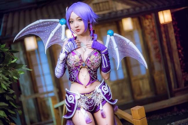 Cosplay福利/性感美女丰臀巨乳 梦幻西游骨精灵cosplay福利图片