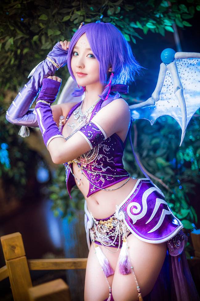 Cosplay福利/性感美女丰臀巨乳 梦幻西游骨精灵cosplay福利图片