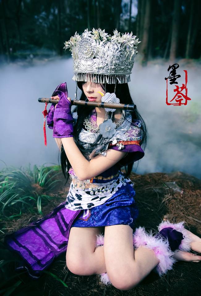 Cosplay福利/秦时明月 石兰 性感美女大白腿cosplay福利