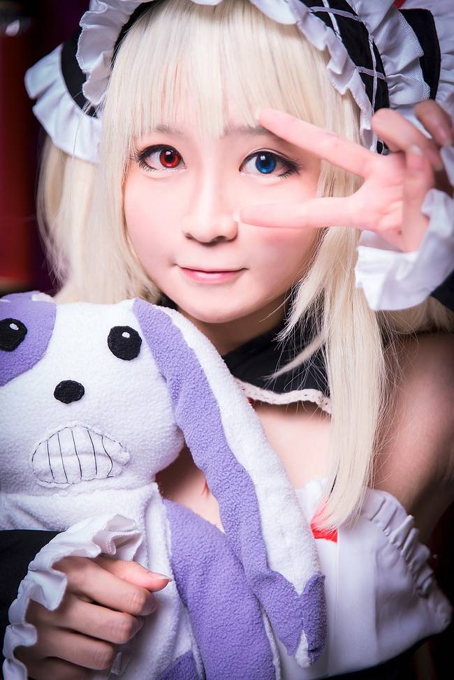 Cosplay福利/我的朋友很少 羽濑川小鸠 萝莉女仆白丝美腿cosplay私房福利