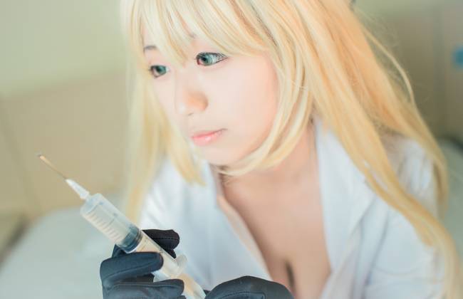 Cosplay福利/舰娘 爱宕 女护士巨乳黑丝私房诱惑 cosplay福利