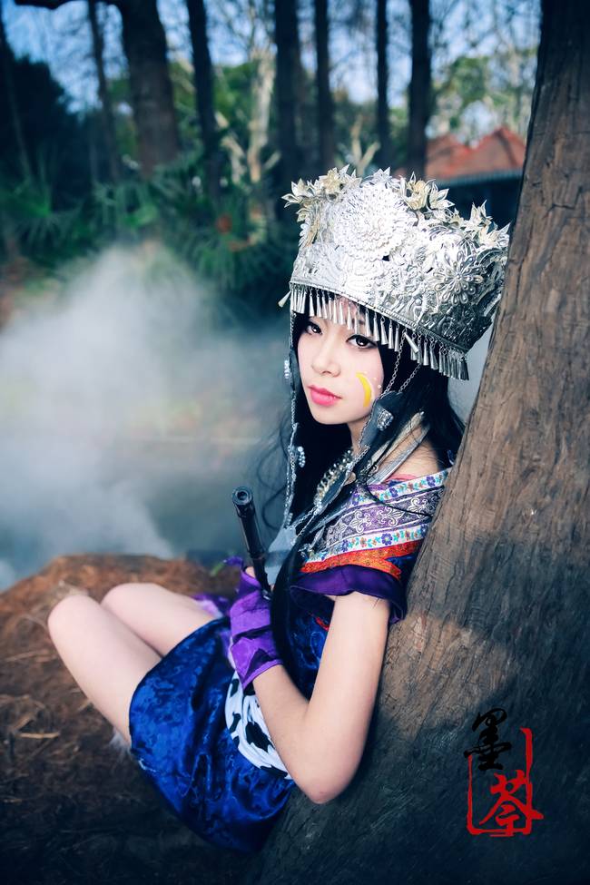 Cosplay福利/秦时明月 石兰 性感美女大白腿cosplay福利