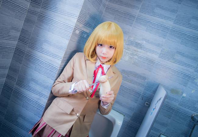 Cosplay福利/监狱学园绿川花 萝莉制服控cosplay福利诱惑