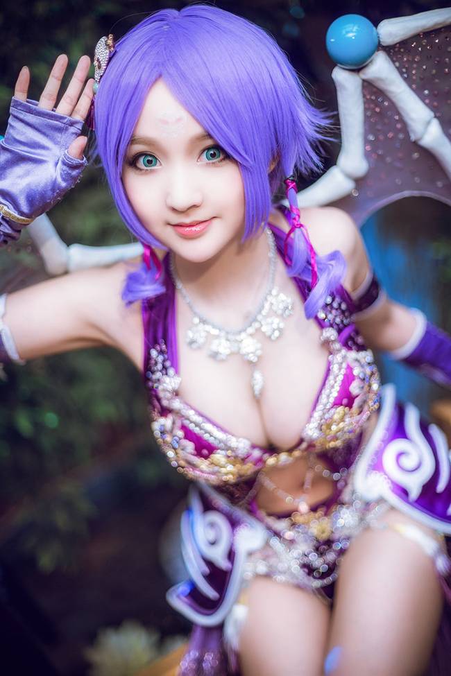 Cosplay福利/性感美女丰臀巨乳梦幻西游骨精灵cosplay福利图片