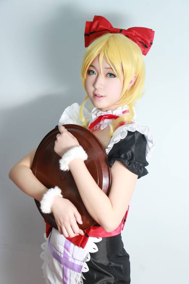 Cosplay福利/LoveLive!绚濑绘里百合巨乳cosplay福利