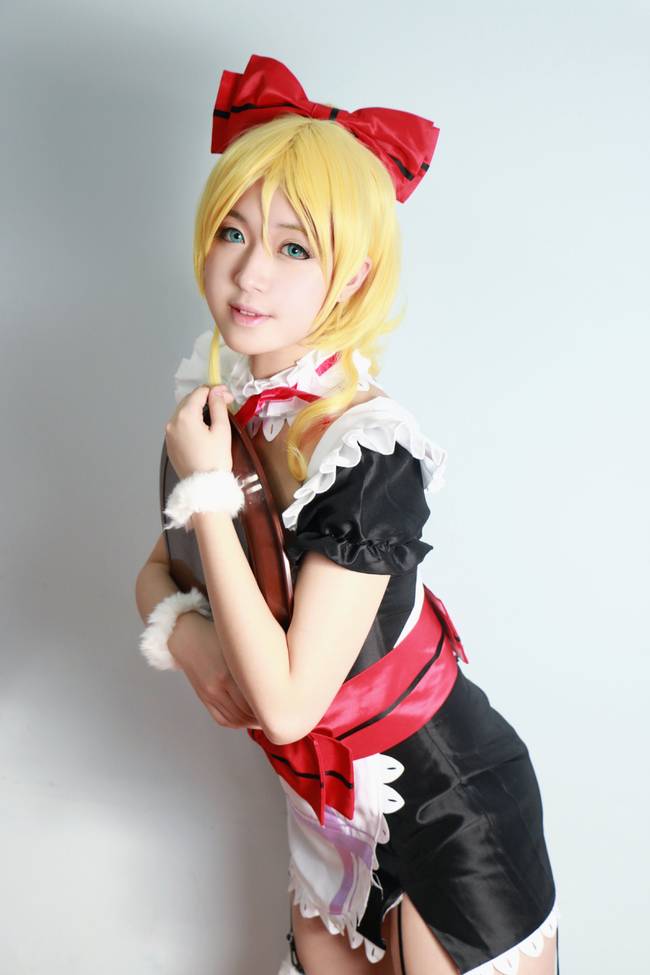 Cosplay福利/LoveLive!绚濑绘里百合巨乳cosplay福利