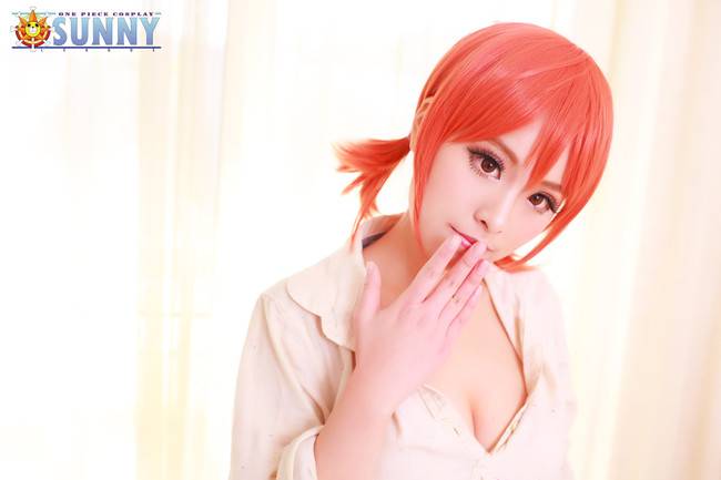 Cosplay福利/性感美女 海贼王娜美 巨乳裸足cosplay福利私房诱惑