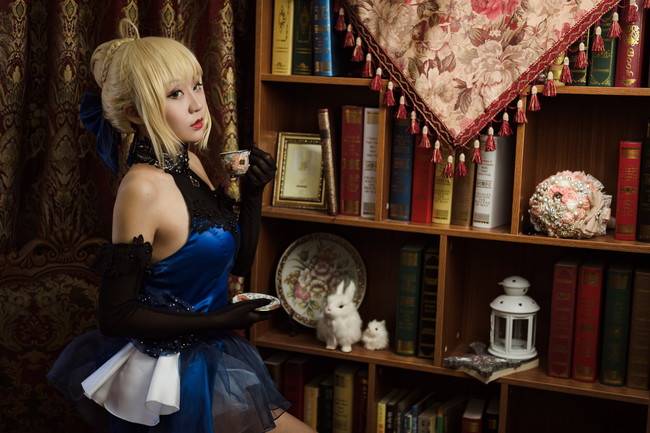 Cosplay福利/fate/extella设定集小礼服