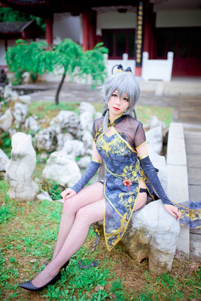 Cosplay福利/VOCALOID洛天依御姐旗袍丰臀美腿cosplay福利诱惑