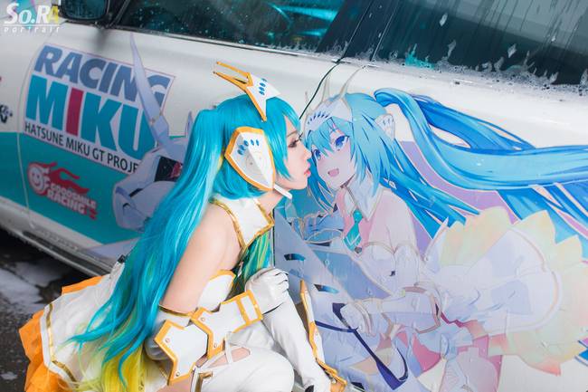 Cosplay福利/宅男女神VOCALOID初音未来御姐长腿cosplay福利