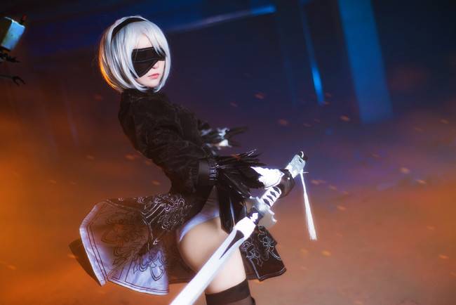 Cosplay福利/尼尔机械纪元 2BCOS 御姐连体泳装