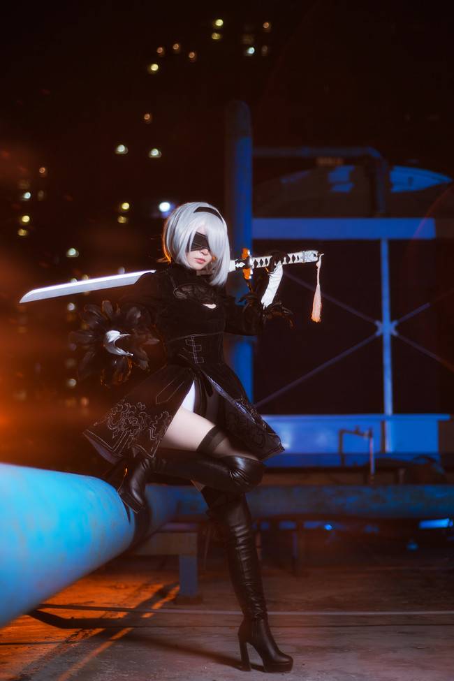 Cosplay福利/尼尔机械纪元 2BCOS 御姐连体泳装