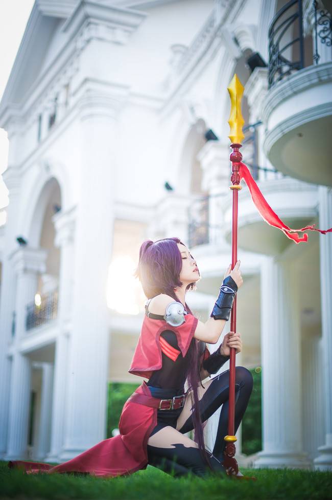 Cosplay福利/全职高手 角色:寒烟柔 Cn:桃昔 摄影:挽歌