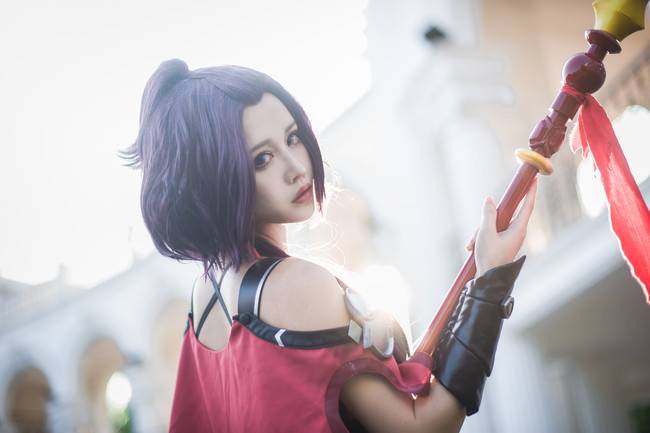 Cosplay福利/全职高手 角色:寒烟柔 Cn:桃昔 摄影:挽歌