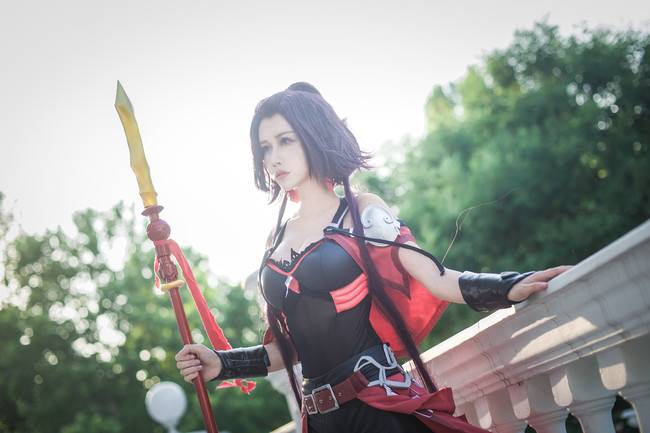 Cosplay福利/全职高手 角色:寒烟柔 Cn:桃昔 摄影:挽歌
