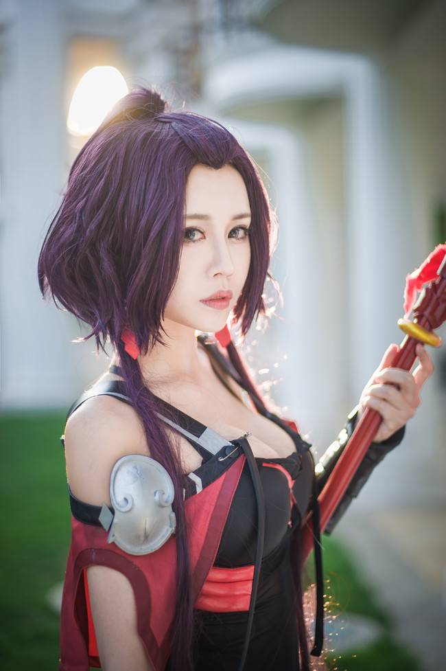 Cosplay福利/全职高手 角色:寒烟柔 Cn:桃昔 摄影:挽歌