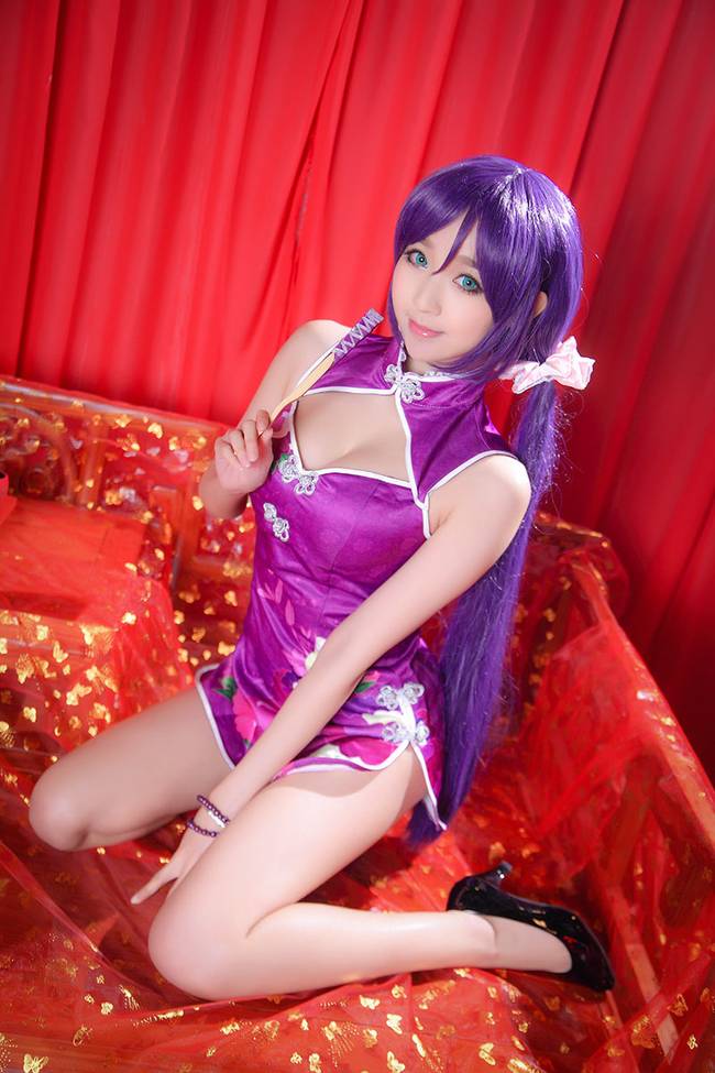 Cosplay福利/旗袍美女巨乳诱惑LoveLive!东条希