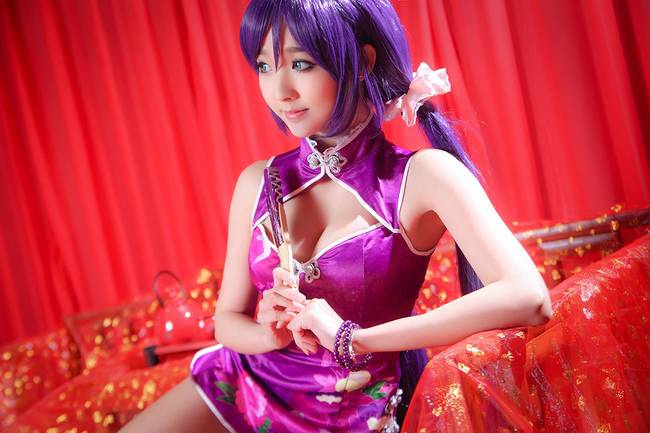 Cosplay福利/旗袍美女巨乳诱惑LoveLive!东条希
