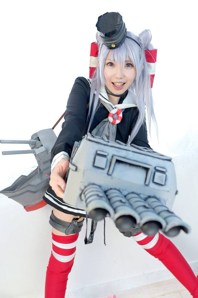 Cosplay福利/舰娘福利舰队Collection天津风 美女Cosplay套图