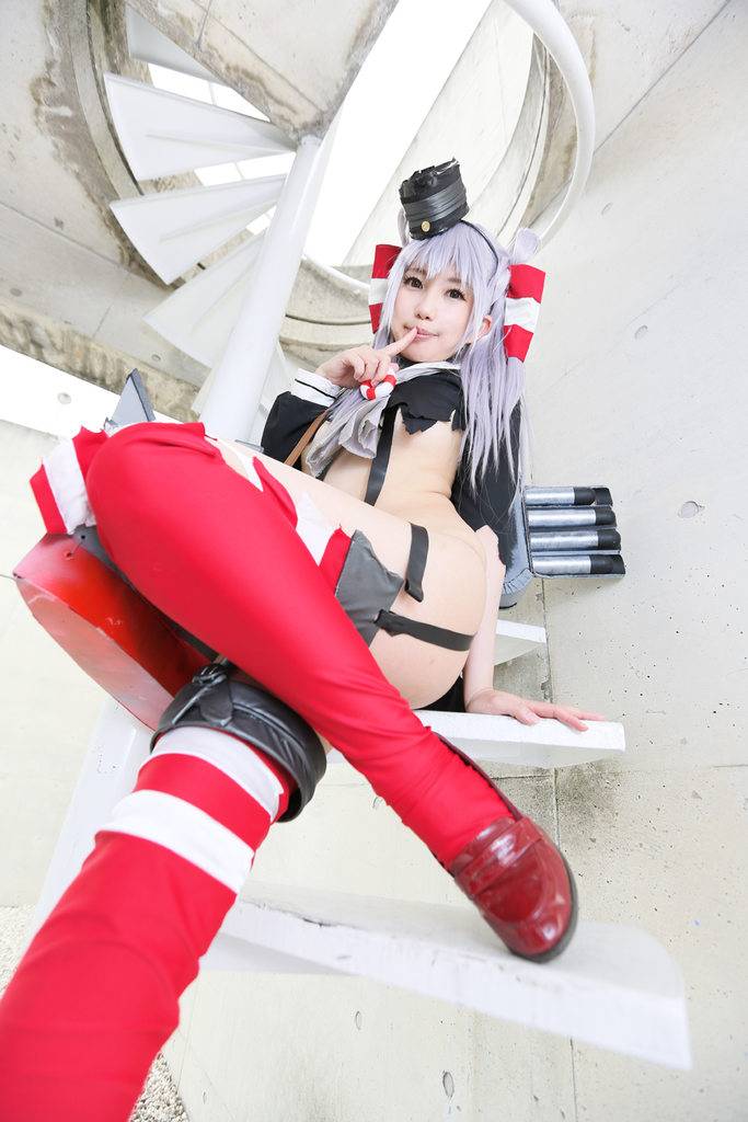 Cosplay福利/舰娘福利舰队Collection天津风 美女Cosplay套图