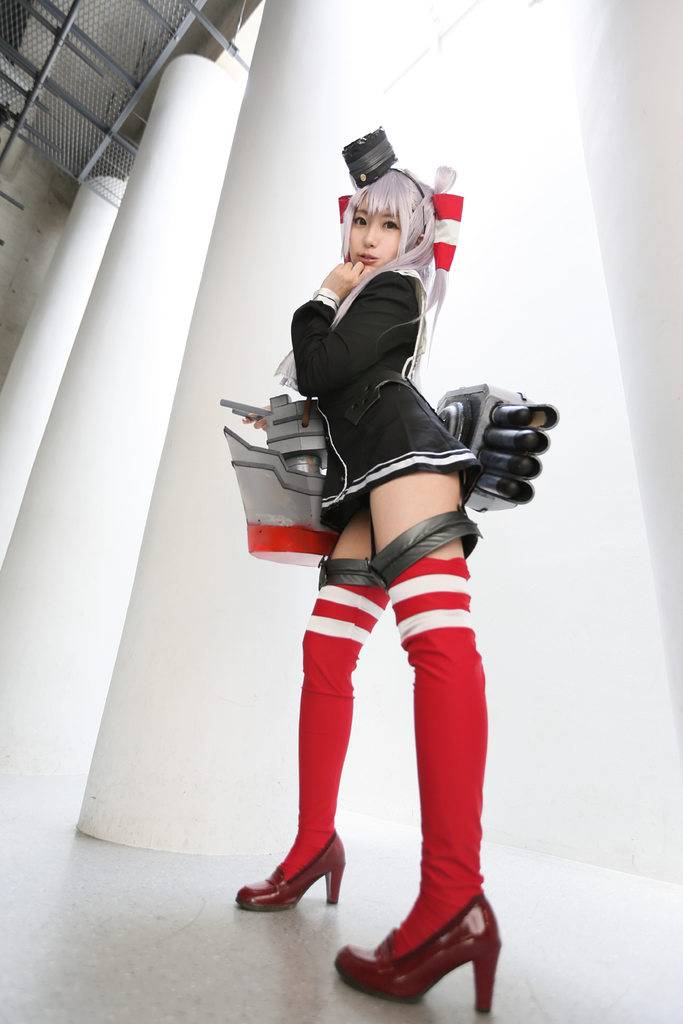 Cosplay福利/舰娘福利舰队Collection天津风 美女Cosplay套图