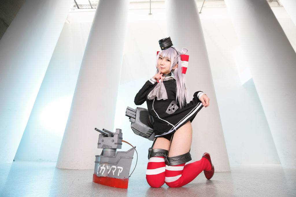 Cosplay福利/舰娘福利舰队Collection天津风巨乳美女Cosplay套图