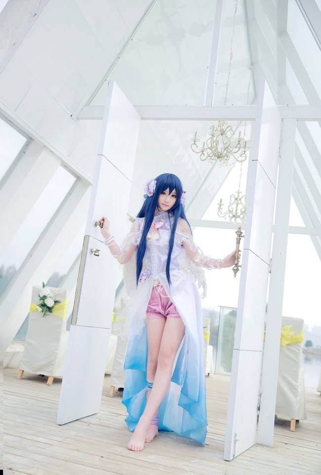 Cosplay福利/Love Live!园田海未腿玩年cosplay福利