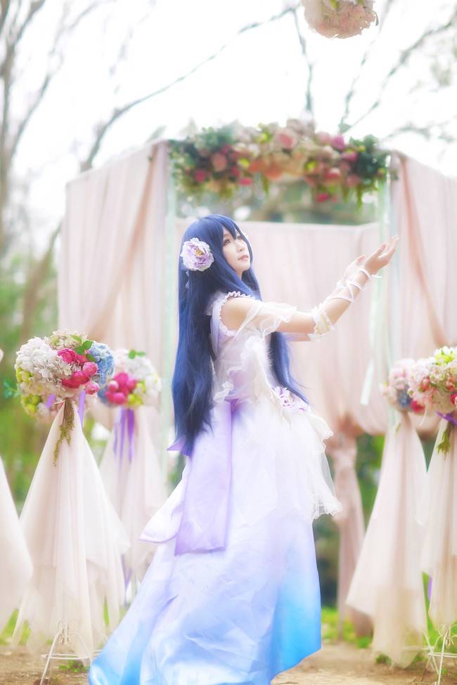 Cosplay福利/Love Live!园田海未腿玩年cosplay福利