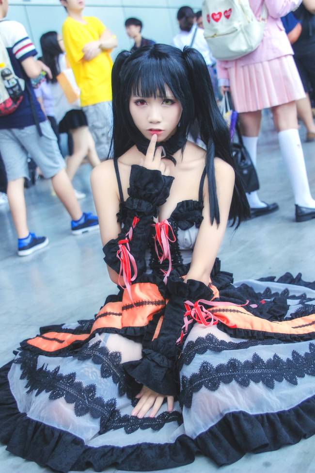 Cosplay福利/约会大作战时崎狂三御姐美腿黑丝cosplay福利