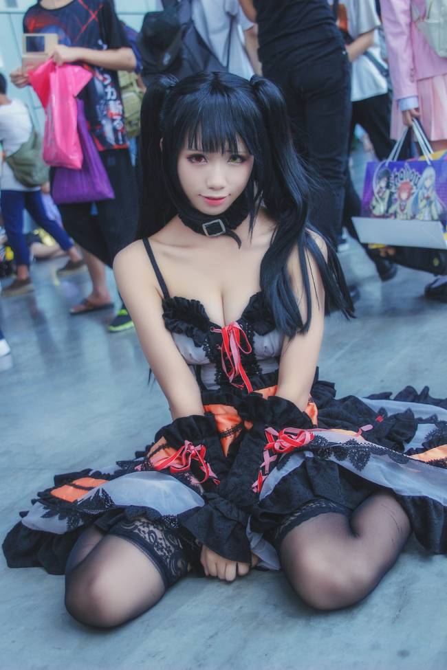 Cosplay福利/约会大作战时崎狂三御姐美腿黑丝cosplay福利