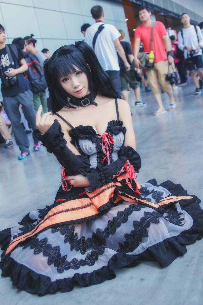 Cosplay福利/约会大作战时崎狂三御姐美腿黑丝cosplay福利