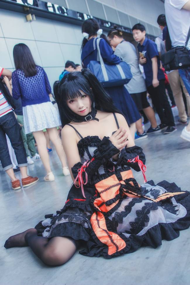 Cosplay福利/约会大作战时崎狂三御姐美腿黑丝cosplay福利