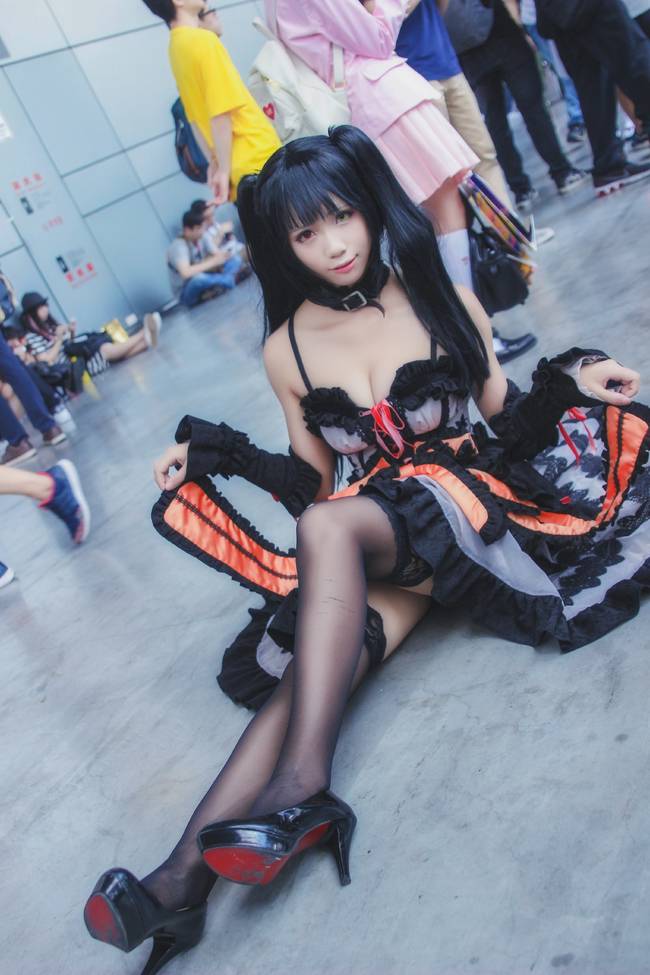 Cosplay福利/约会大作战时崎狂三御姐美腿黑丝cosplay福利