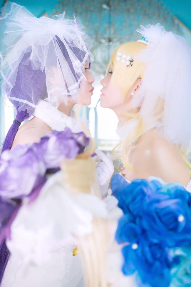 Cosplay福利/Love Live!东条希巨乳美腿cosplay美女私房福利