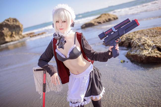 Cosplay福利/2017夏日泳装季! 黑吾王 水著ver.