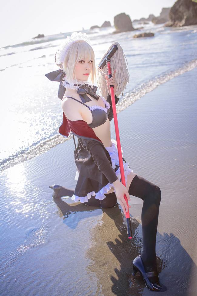 Cosplay福利/2017夏日泳装季! 黑吾王 水著ver.