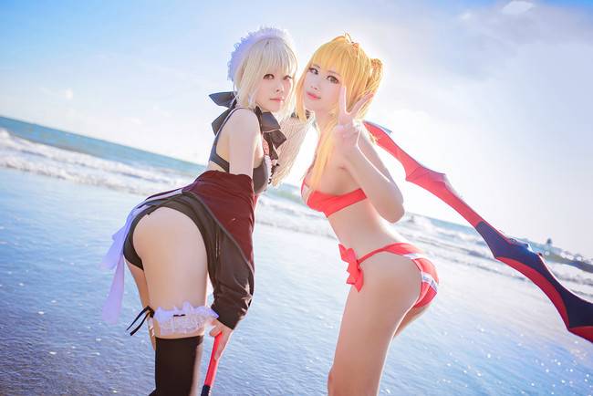 Cosplay福利/2017夏日泳装季! 黑吾王 水著ver.