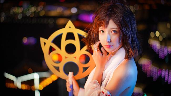 Cosplay福利/原作:最终幻想X 角色:尤娜 Cn:-猫大-