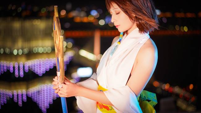 Cosplay福利/原作:最终幻想X 角色:尤娜 Cn:-猫大-