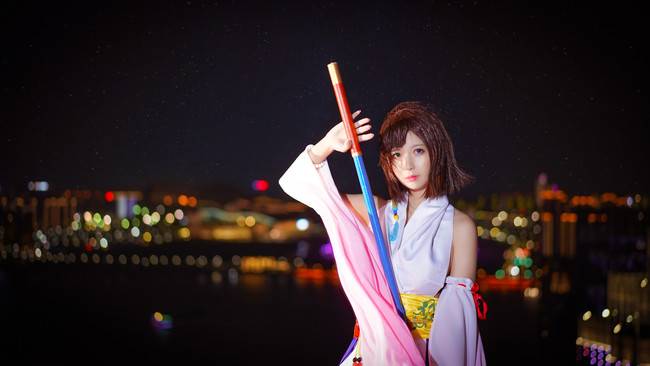 Cosplay福利/原作:最终幻想X 角色:尤娜 Cn:-猫大-