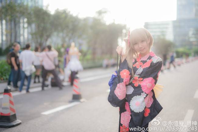 Cosplay福利/cicf南小鸟场照南小鸟萝莉和服cosplay福利