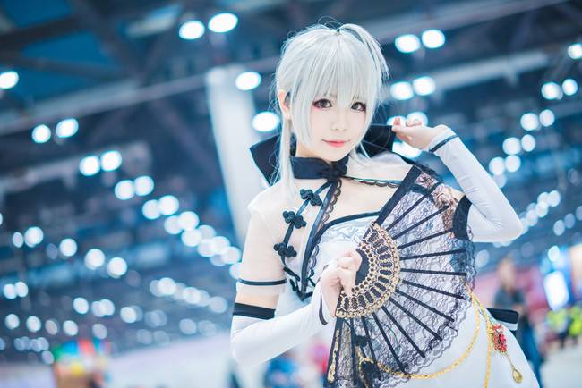 Cosplay福利/「场照」弱音 金丝雀旗袍ver.