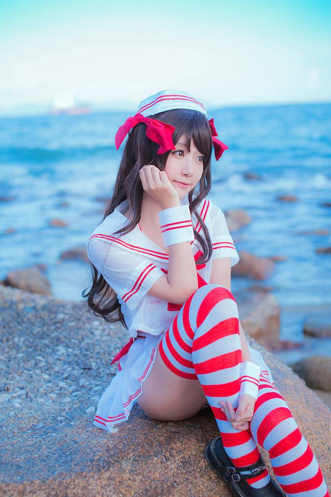 Cosplay福利/偶像大师岛村卯月 萝莉腿控丝袜cosplay福利