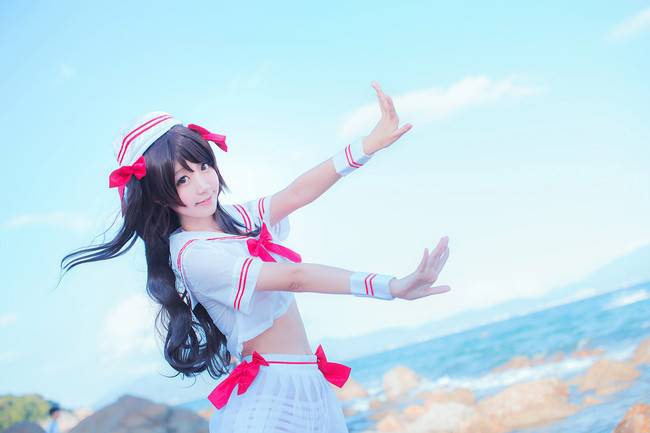 Cosplay福利/偶像大师岛村卯月 萝莉腿控丝袜cosplay福利